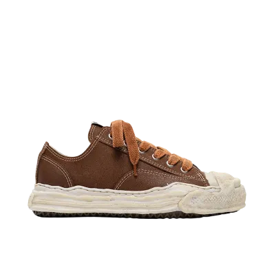 Maison MIHARA YASUHIRO HANK OG Sole Waxed Low-top Sneakers "Brown"