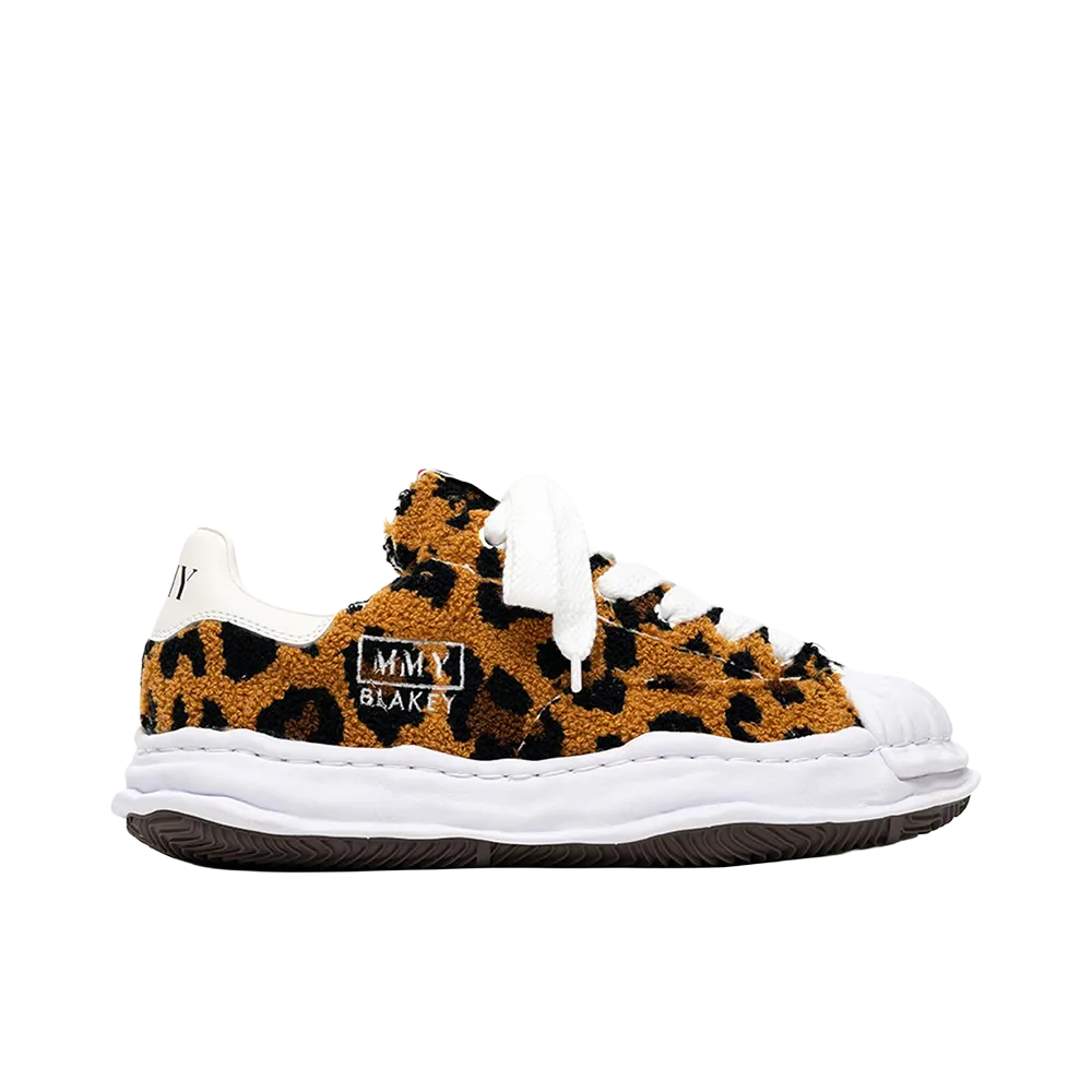 Maison MIHARA YASUHIRO BLAKEY OG Sole Animal Chenille Low-top Sneakers "Leopard"