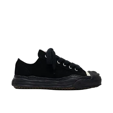 Maison MIHARA YASUHIRO HANK OG Sole Suede Low-top Sneakers "Black/Black"
