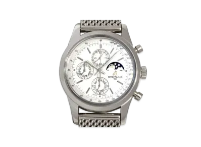 Breitling Transocean Chronograph 1461 "Silver/Stainless Steel"
