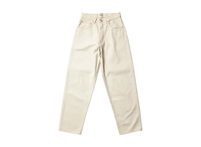 AURALEE Organic Cotton Slub Duck Wide Pants "Natural"