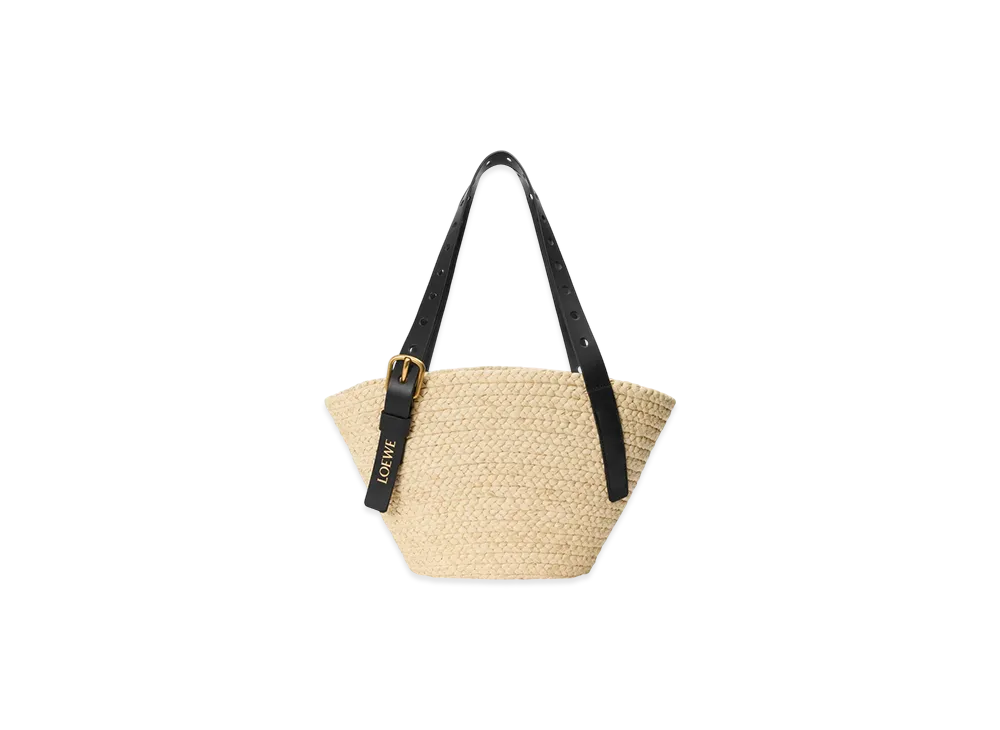 LOEWE Small Punch Hole Basket "Natural"
