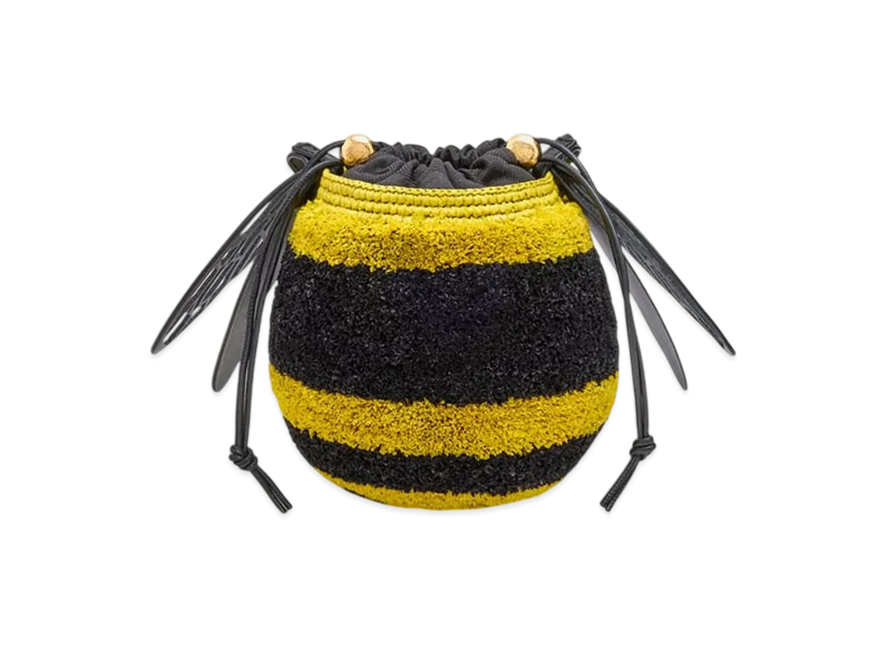 LOEWE Bee Basket "Yellow/Black"