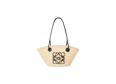 LOEWE Anagram Basket Bag Small "Natural/Black"