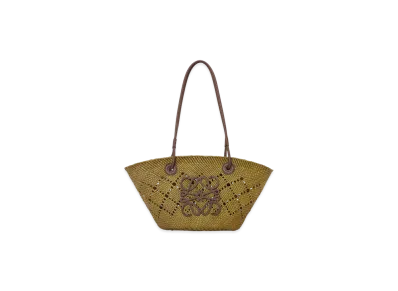 LOEWE Anagram Basket Bag Small "Olive/Chestnut"