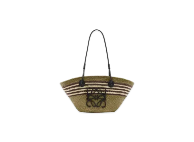 LOEWE Anagram Basket Small "Dark Khaki/Black"