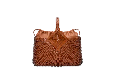 LOEWE Diamond Square Basket Bag "Tan"