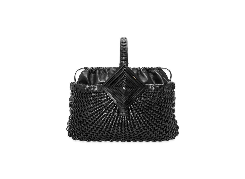 LOEWE Diamond Square Basket Bag "Black"