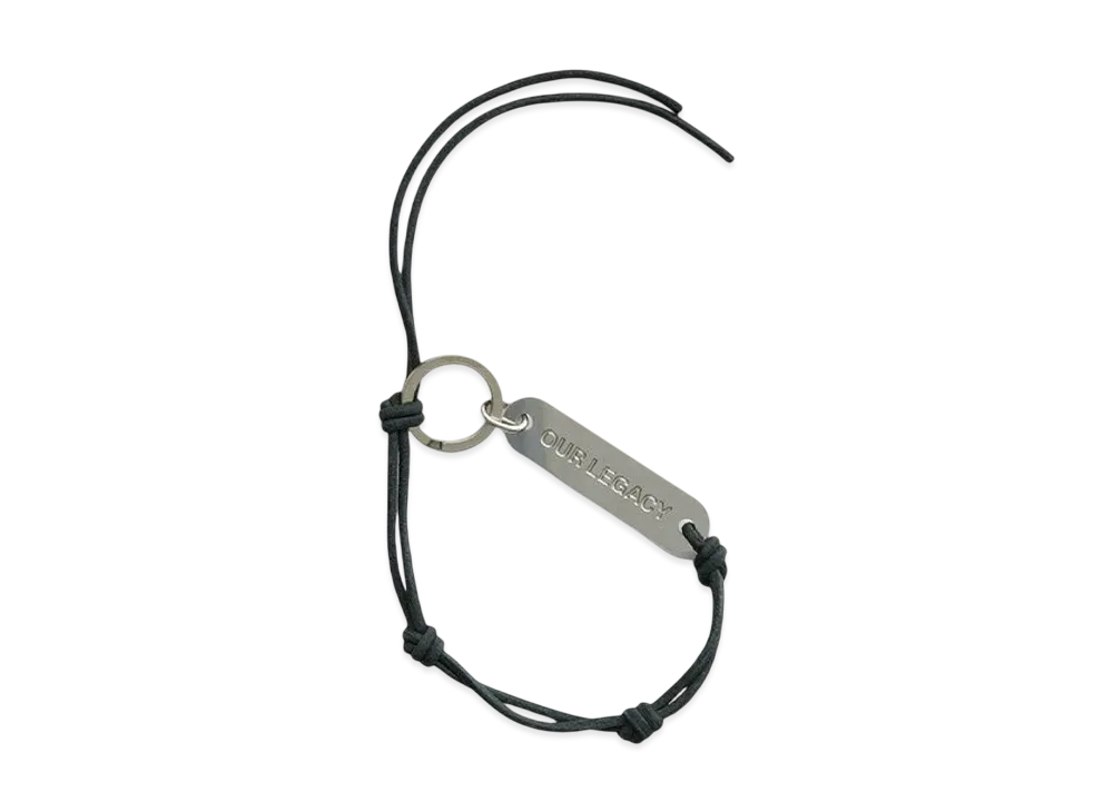 OUR LEGACY Ladon Key Ring Leather "Black" A2248LKB