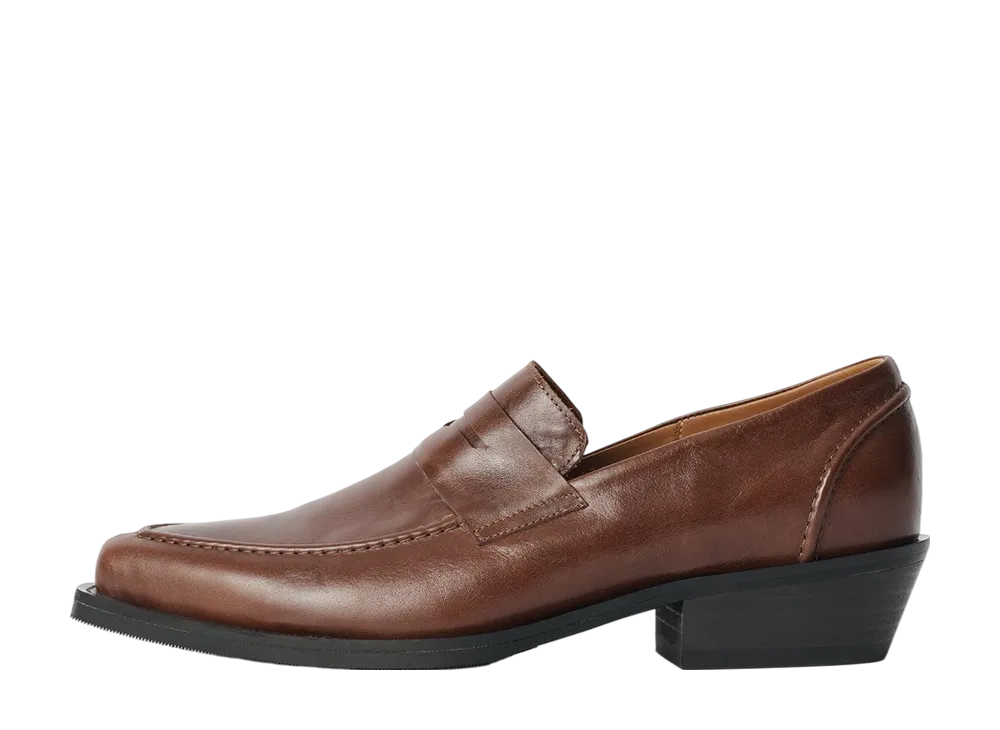 Our Legacy Cypher Loafer "Castagno Satin Bovine"