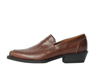Our Legacy Cypher Loafer "Castagno Satin Bovine"
