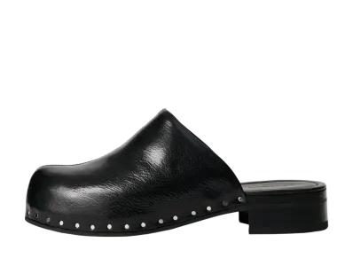 Our Legacy Naoto Clog "Black Supple Cow Hide"
