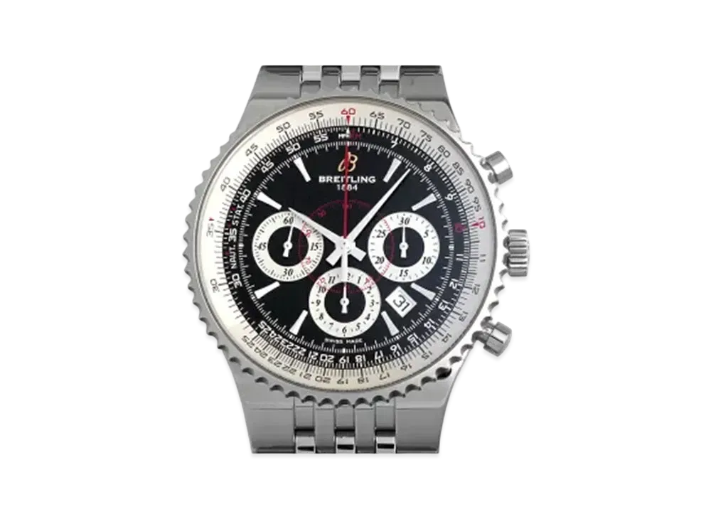 Breitling Navitimer Montbrillant 47 Limited Edition World Exclusive 2000 "Black/Stainless Steel"