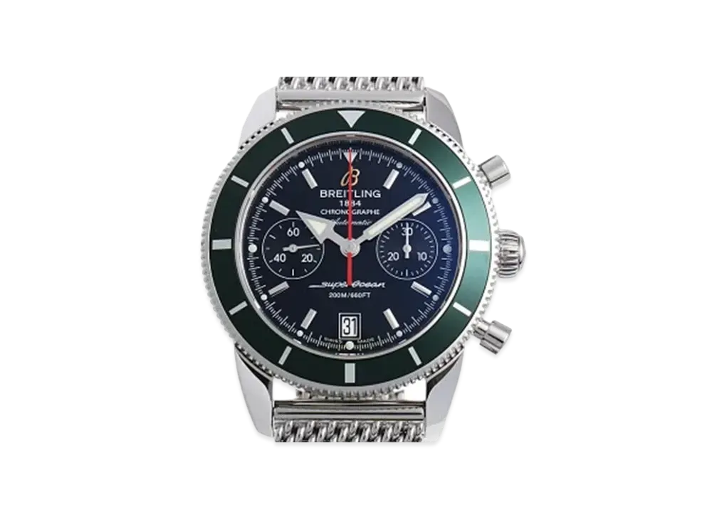 Breitling Superocean Heritage Chronograph 44 "Black/Stainless Steel"