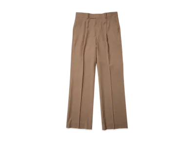 AURALEE Super Fine Tropical Wool Slacks "Brown"