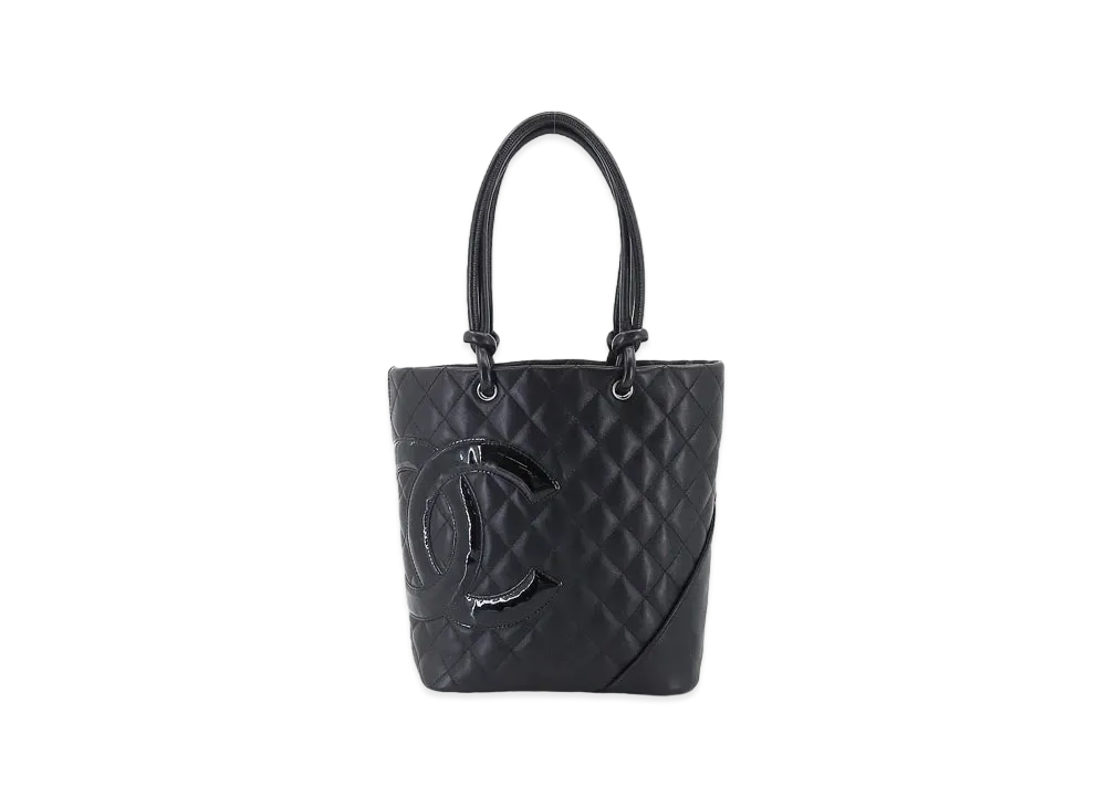 CHANEL Cambon Line Medium Tote Bag MM "Black/Enamel"