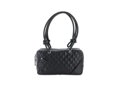 CHANEL Cambon Line Bowler Bag "Black/Enamel"