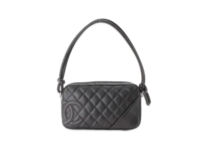 CHANEL Cambon Line Accessory Pouch Shoulder Bag "Black"
