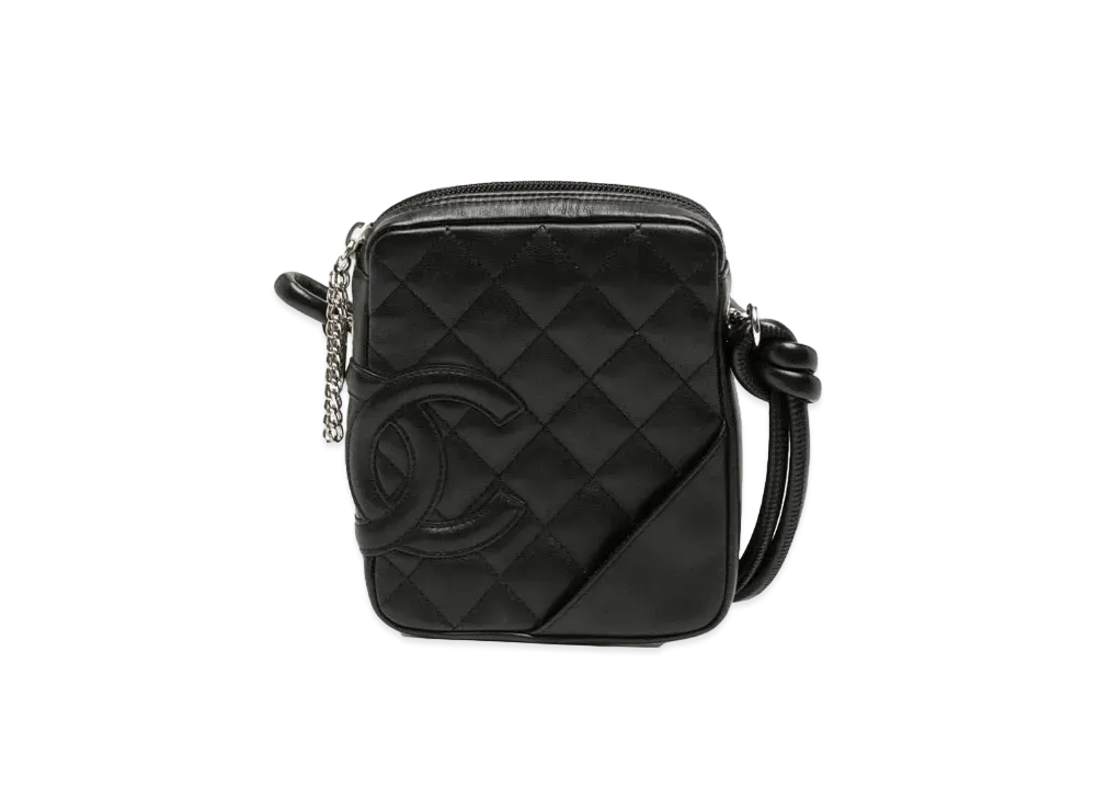 CHANEL Cambon Line Small Pochette Crossbody Bag Mini "Black"