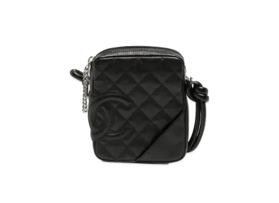 CHANEL Cambon Line Small Pochette Crossbody Bag Mini "Black"