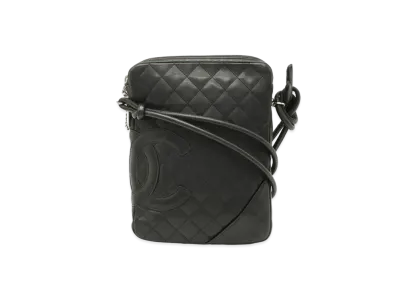 CHANEL Cambon Line Medium Pochette Crossbody Bag MM "Black"