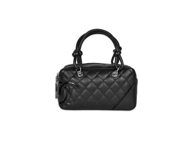 CHANEL Cambon Line Small Bowler Bag Mini "Black/Enamel"