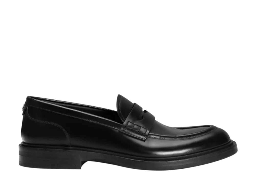 DOLCE&GABBANA Brushed Calfskin Loafers "Black"