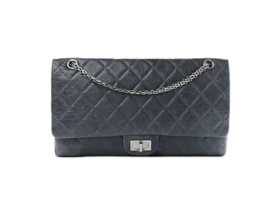 CHANEL 50th Anniversary 2.55 Chain Shoulder Aged Calfskin "Gray/Silver"