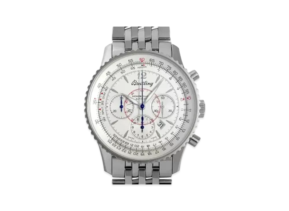 Breitling Navitimer Montbrillant 38 Japan Edition "Silver/Stainless Steel"