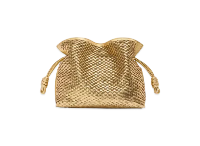 LOEWE Flamenco Clutch Medium "Gold"