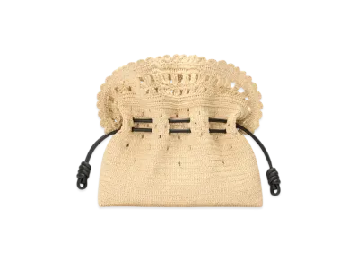 LOEWE Flamenco Clutch Medium "Natural"