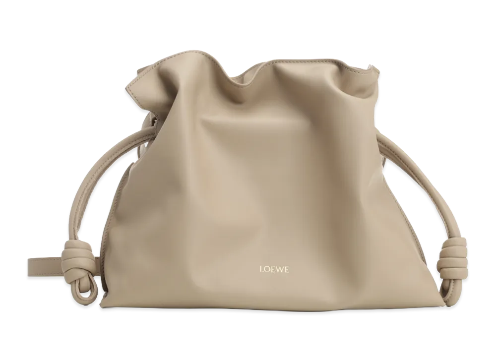 LOEWE Women's Medium "Flamenco" Clutch Bag "Beige"