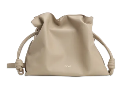 LOEWE Women's Medium "Flamenco" Clutch Bag "Beige"