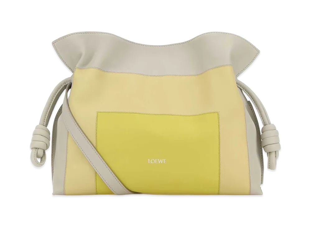 LOEWE Women's Nappa Leather X Josef And Anni Albers Medium Flamenco Clutch "Multicolor"