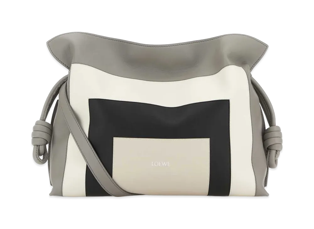LOEWE Women's Nappa Leather X Josef And Anni Albers Medium Flamenco Clutch "Multicolor"