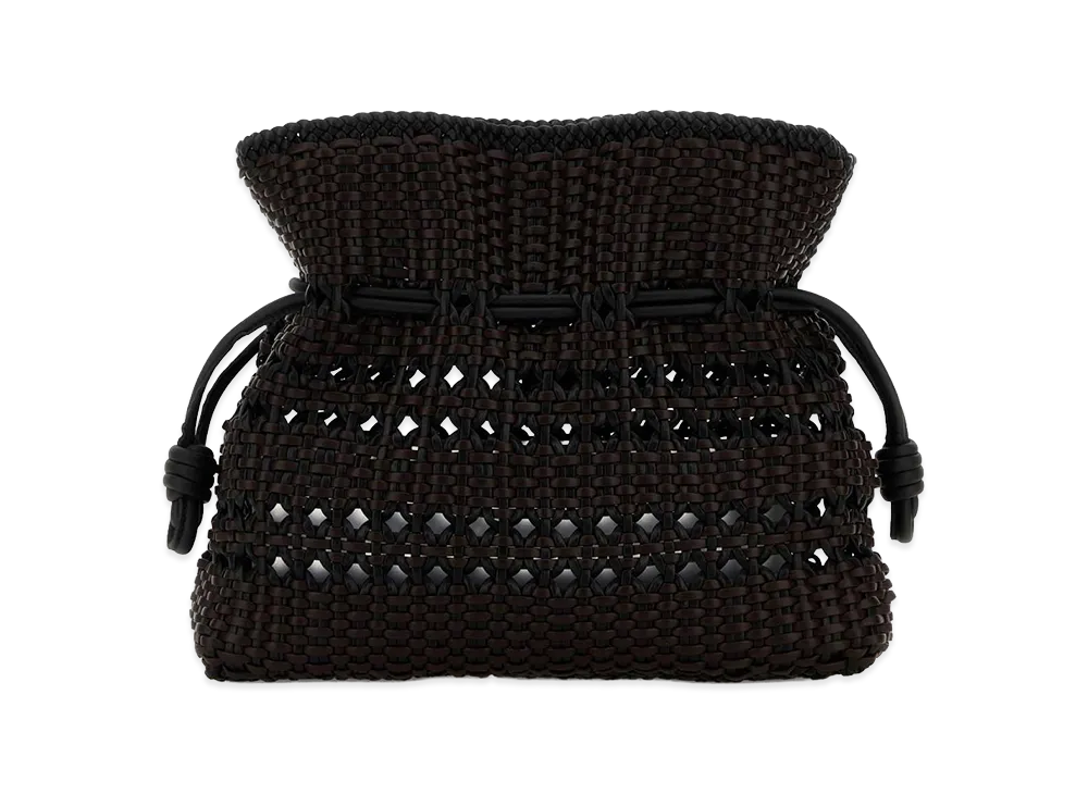 LOEWE Women's Two-Tone Nappa Leather Medium Flamenco Clutch "Multicolor"