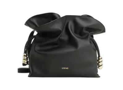 LOEWE Women's Flamenco Clutch Coil M "Black"