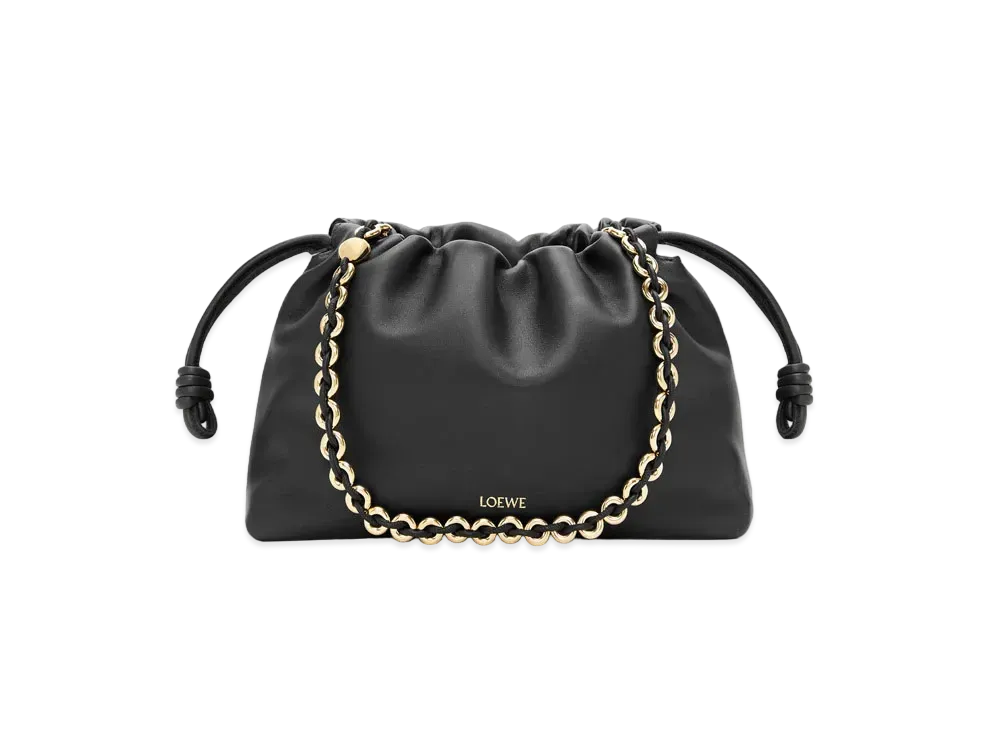 ロエベ フラメンコパース バッグ スモール メローナパラム "ブラック" A411FCRX02-1100(10981520)