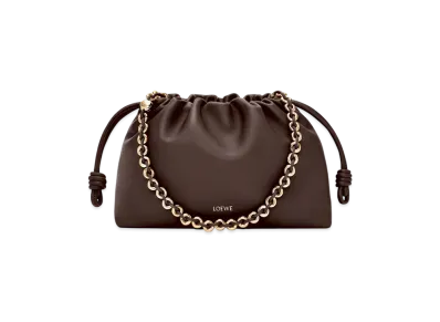 LOEWE Flamenco Purse "Dark Browny"