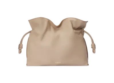 LOEWE Flamenco Clutch Large "Sand"