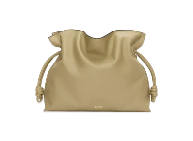 LOEWE Flamenco Clutch Large "Clay Green"