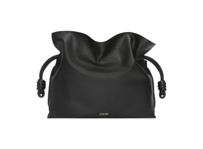 LOEWE Flamenco Clutch Large "Black"
