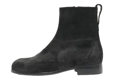 OUR LEGACY Michaelis Boot Italian Calf Leather "Waxy Black" A4237MW