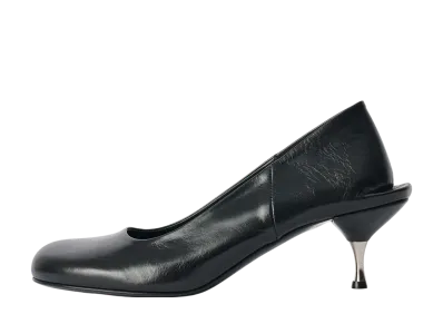 Our Legacy Women's Declined Heel "True Dye Black Leather"