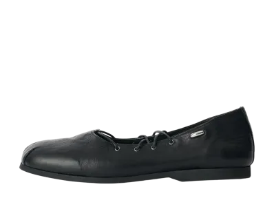 Our Legacy Laced Slip In "Malleable Black Bull Hide"