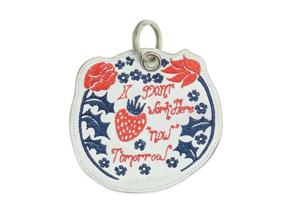 OUR LEGACY Tomorrow Keyring Leather "White" A4248TW