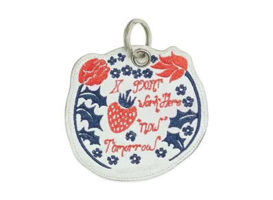 OUR LEGACY Tomorrow Keyring Leather "White" A4248TW