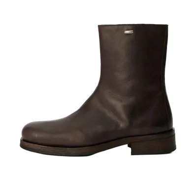 Our Legacy Camion Boot "Matted Brown Waxed Bovine"