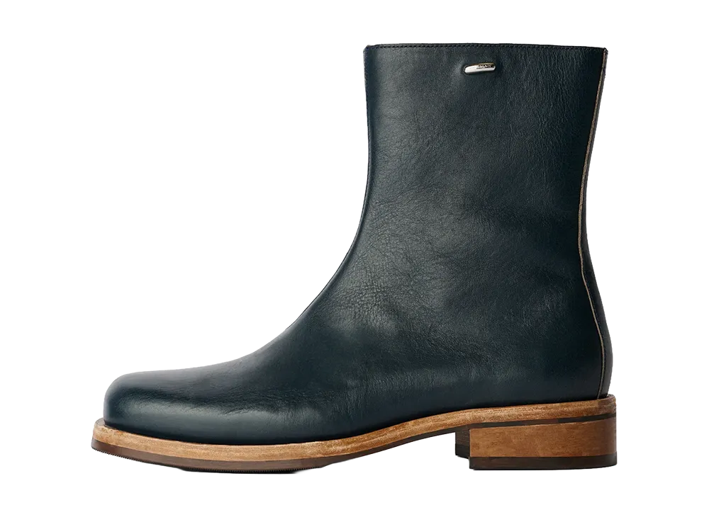 Our Legacy Camion Boot "Station Blue Pliable Bovine"