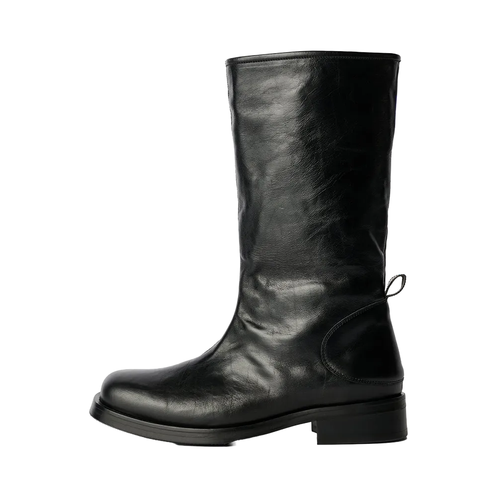 Our Legacy Haul Camion Boot "Licence Black Glassy Bovine"